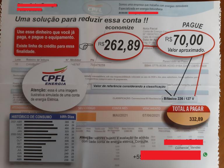 Conta Fake