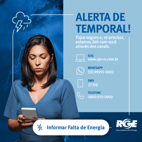 Comunique sua falta de energia aqui!