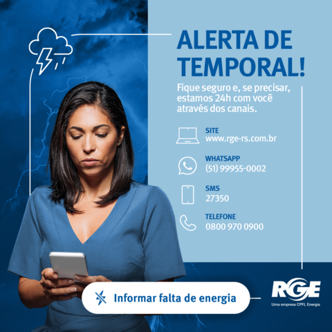 Comunique sua falta de energia aqui!